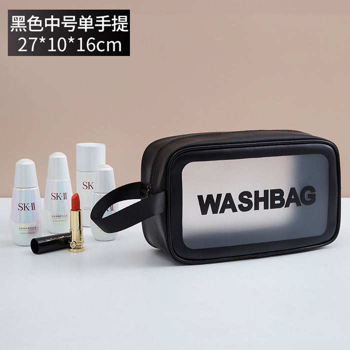 Wholesale Hand PU Scrub Waterproof Cosmetic Bag Portable JDC-CB-JuanD001