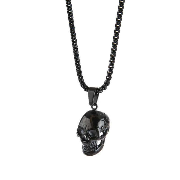 Wholesale Necklaces Titanium Steel Skull JDC-NE-Haojie003