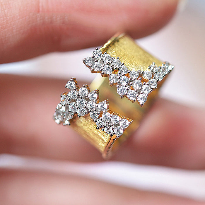Wholesale Rings Copper Zircon Luxury Wedding Party Rings JDC-RS-PREMCaoS013