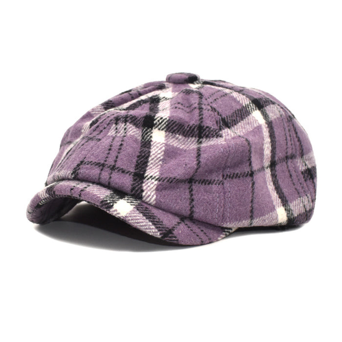 Wholesale Hat Woolen Fabric Vintage British Beret MOQ≥2 JDC-FH-ShunMa018