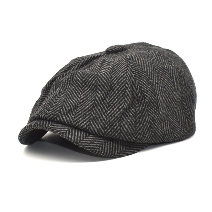 Wholesale Hat Corduroy Autumn Men's Beret Hat MOQ≥2 JDC-FH-ShunMa021