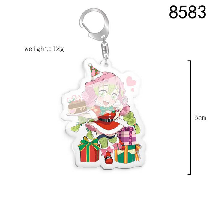 Wholesale keychain acrylic double-sided transparent stand pendant (M) JDC-KC-XiMi012