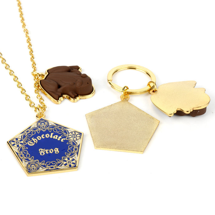 Wholesale Keychains Alloy European and American Film Academy of Magic Chocolate Frog Tag JDC-KC-AWen025