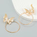 Jewelry WholesaleWholesale Alloy Butterfly Earrings JDC-ES-JL938 Earrings 氿乐 %variant_option1% %variant_option2% %variant_option3%  Factory Price JoyasDeChina Joyas De China