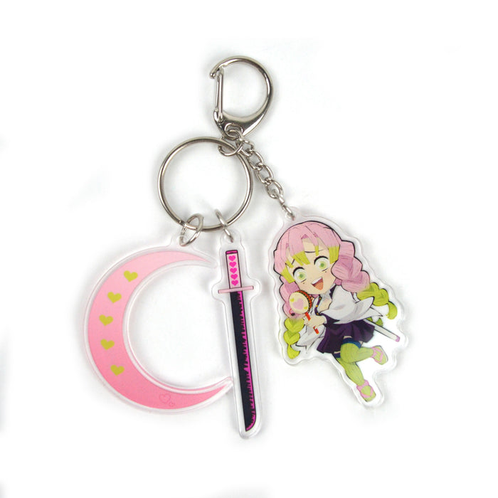 Wholesale Ring Button Phone Holder Keychain Acrylic (M) JDC-KC-KXin004