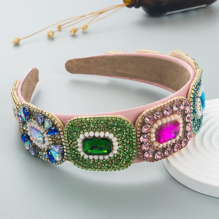 Jewelry WholesaleWholesale Crystal Baroque Headband JDC-HD-Hemin009 Headband 和鸣 %variant_option1% %variant_option2% %variant_option3%  Factory Price JoyasDeChina Joyas De China