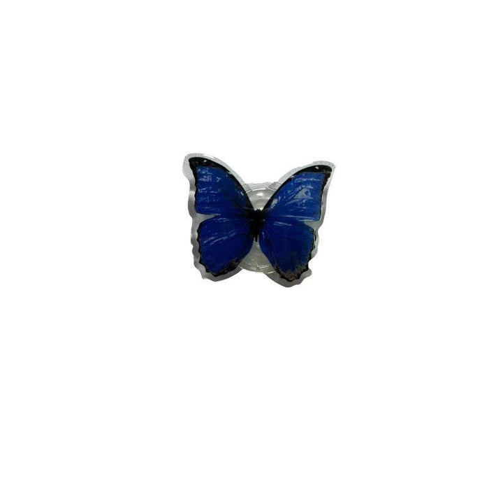 Wholesale Grip Silicone Cute Butterfly Retractable Folding Paste Type JDC-PS-HXiang005