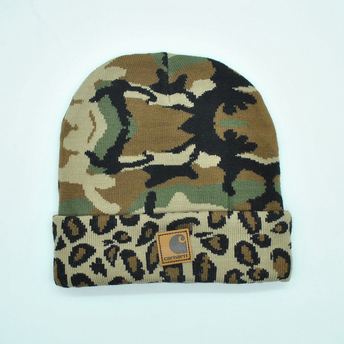 Sombrero mayorista de camuflaje acrílico leopardo gat (f) JDC-FH-PNI008