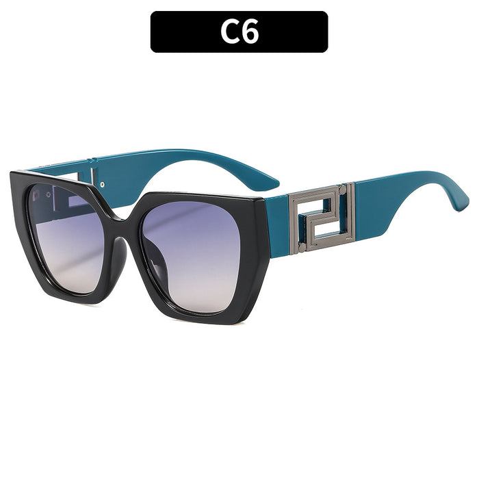 Jewelry WholesaleWholesale Square Big Frame Sunglasses with Color and UV Protection JDC-SG-XIa027 Sunglasses 锡安 %variant_option1% %variant_option2% %variant_option3%  Factory Price JoyasDeChina Joyas De China