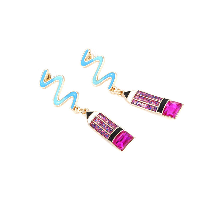 Wholesale Alloy Pencil Earrings Earrings JDC-ES-ManY044