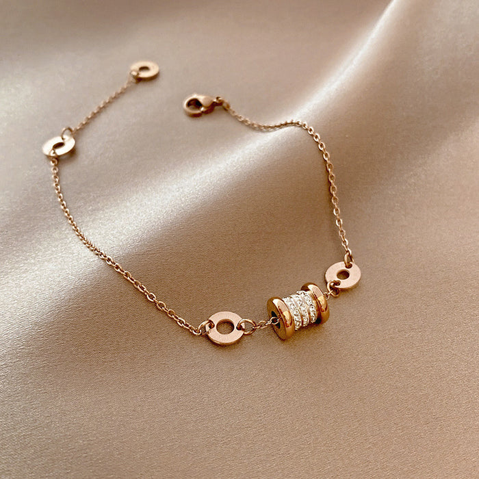 Wholesale Bracelet Copper Simple Zircon Pearls JDC-BT-MengF007