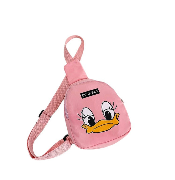 Wholesale duck chest bag cartoon cute children bag JDC-SD-KR062