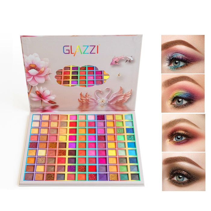 Wholesale eye shadow 99 colors pearl matte glitter powder sequins easy to color MOQ≥3 JDC-EY-FLi004