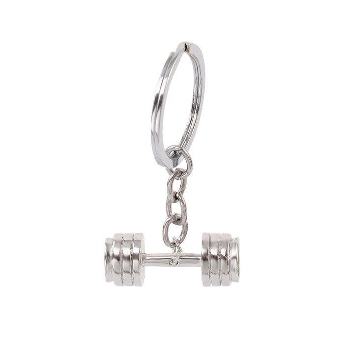 Wholesale Keychain Dumbbell Metal JDC-KC-YWMX003