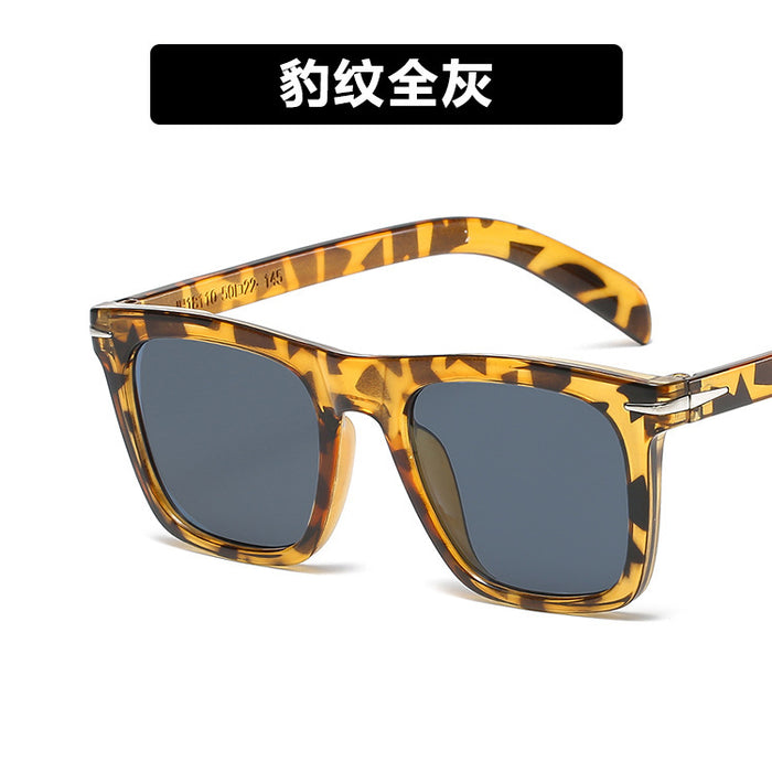 Wholesale Sunglasses PC Large Frame Square Rice Nails Anti-UV JDC-SG-PLS104