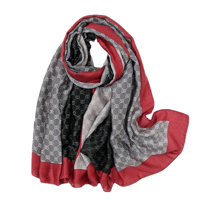 Wholesale Scarf Cotton Linen Large Size Silk Scarf Air Conditioner Shawl JDC-SF-Xiaobang001