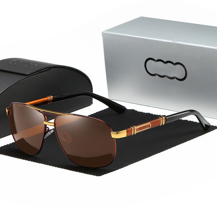 Gafas de sol polarizadas al por mayor Conducción de gafas de pesca sin caja JDC-SG-OUSK008