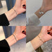 Jewelry WholesaleWholesale pearl simple Zircon Bracelet JDC-BT-MengF001 Bracelet 梦菲 %variant_option1% %variant_option2% %variant_option3%  Factory Price JoyasDeChina Joyas De China