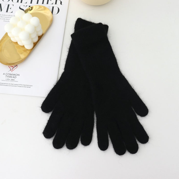 Wholesale Gloves Acrylic Fleece Cycling Solid Color Touch Screen JDC-GS-YanD002