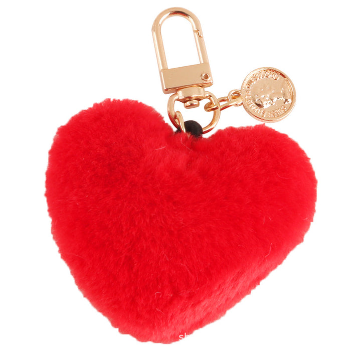Wholesale Keychains Alloy Plush Hearts Fur Balls JDC-KC-YiHan051