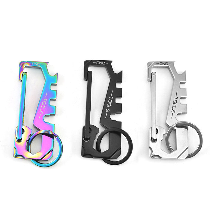 Wholesale Keychain Stainless Steel Multifunction MOQ≥2 JDC-KC-FuuY001