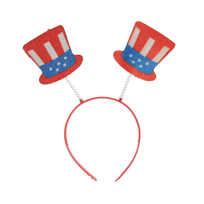 Wholesale 4th of July Independence Day Party Carnival Patriotic Parade Dress Up Headband MOQ≥3 JDC-HD-Hanshie001