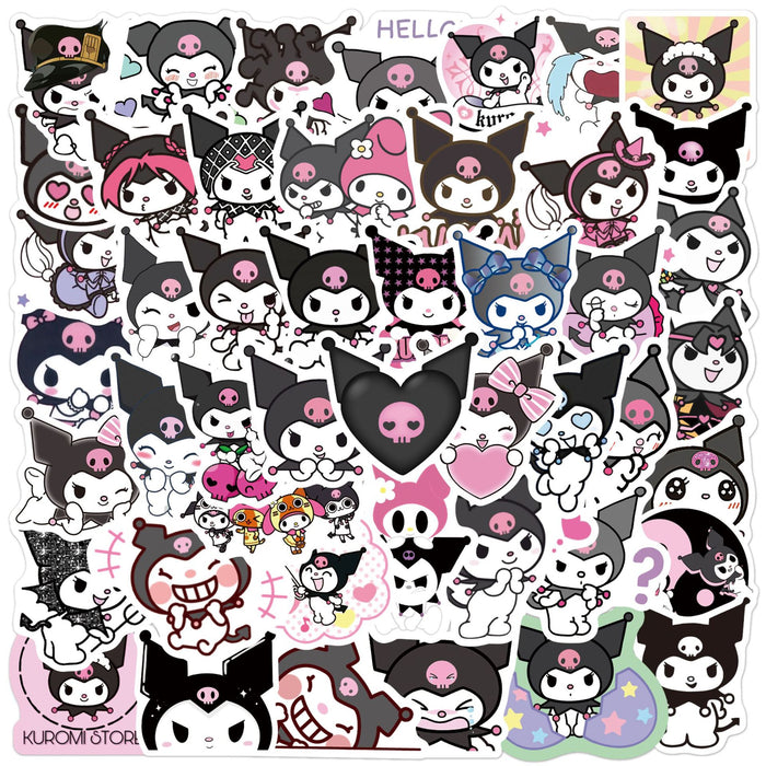 Wholesale Stickers PVC Waterproof Cute Cartoon 50 Stickers MOQ≥3 (S) JDC-ST-HQiao005