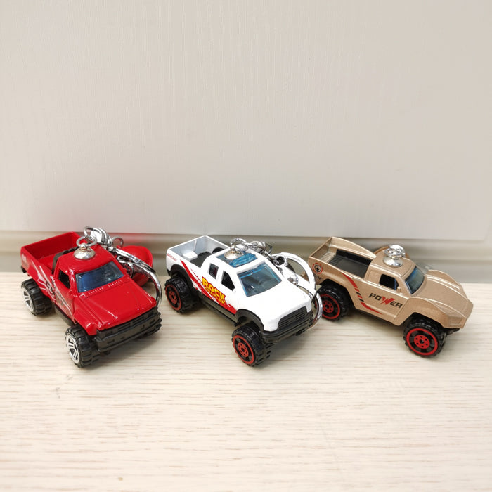 Wholesale Keychains Plastic Alloy Pickup Truck Toy Model MOQ≥2 JDC-KC-LYD006