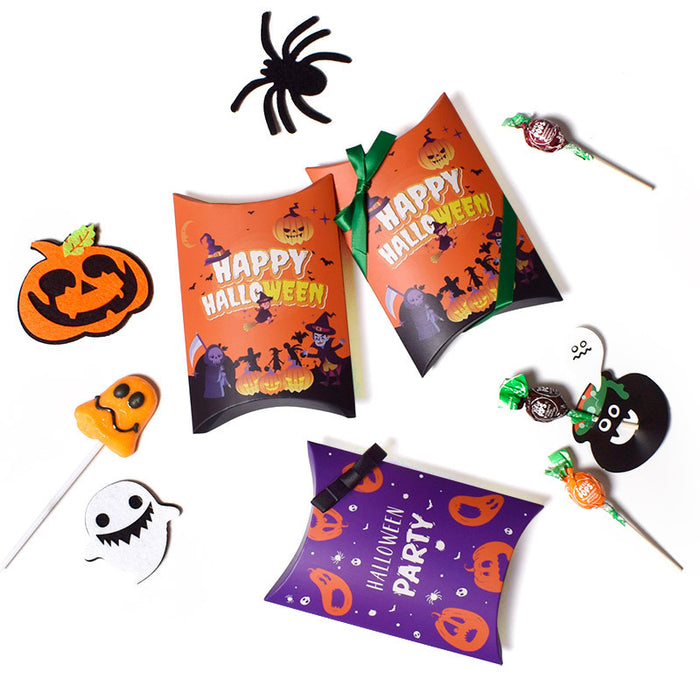 Bolsa de regalo al por mayor Halloween Bag Temed Candy Pillow Box Moq≥25 JDC-GB-Mengz001