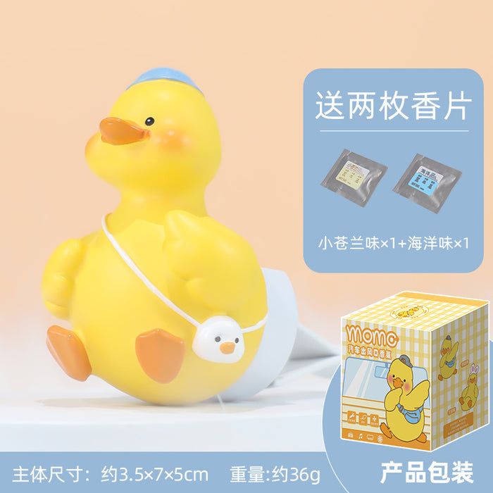 Wholesale Car Accessories Resin Cute Cartoon Little Yellow Duck Air Outlet Perfume Clip JDC-CA-XZH004