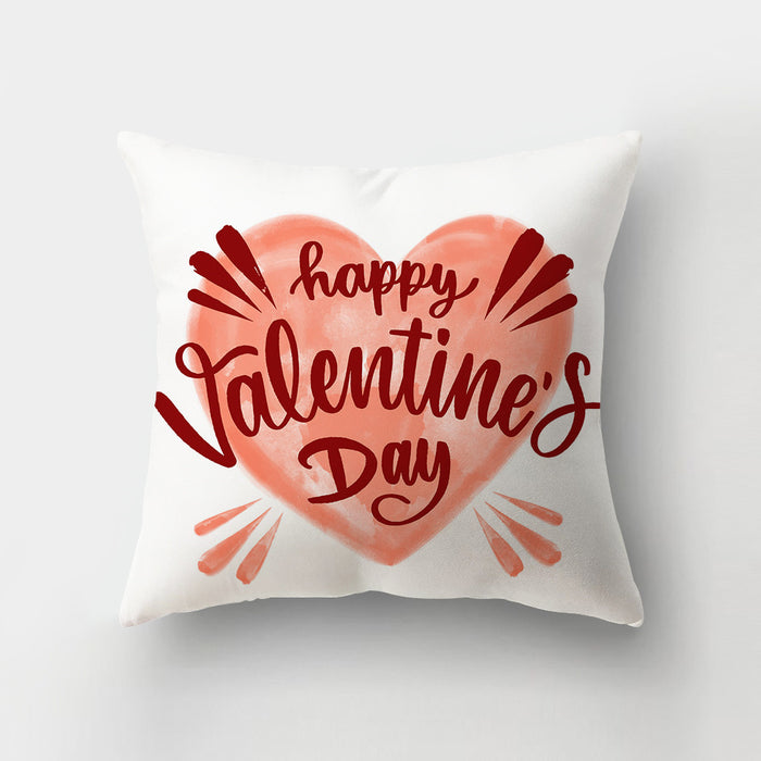 Día de almohada de impresión de corazón de San Valentín al por mayor jdc-pw-beilan004