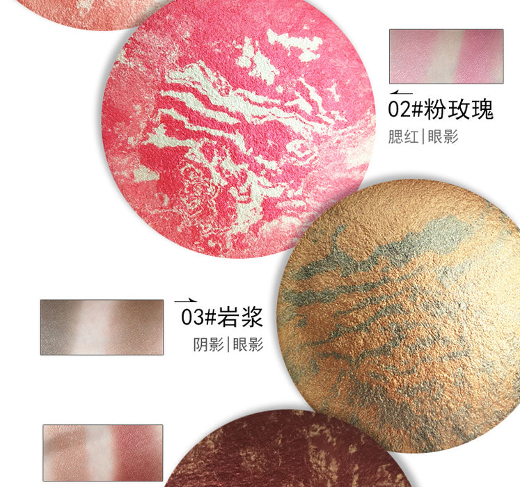 Wholesale multi-function baking eye shadow magic color mixed earth color baking powder blush MOQ≥3 JDC-BH-DAYA001