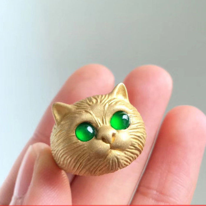 Wholesale ring cat niche design single ring cute style personality index finger ring opening adjustable JDC-RS-BJi004