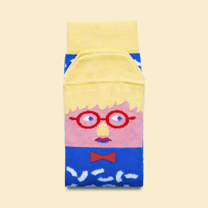 Calcetines al por mayor algodón divertido dibujos animados calcetines creativos jdc-sk-qang015