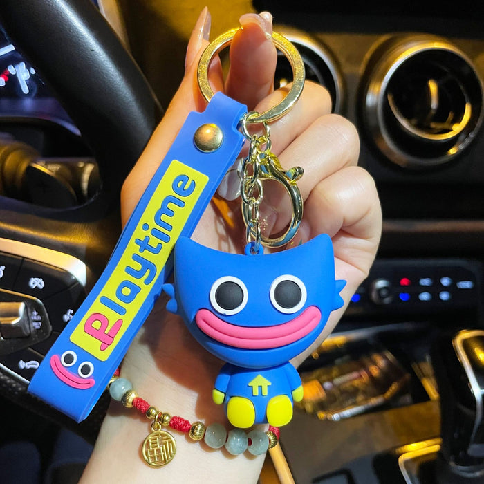 Wholesale Cartoon Poppy Monster Doll Car Keychain Fashion Bag Pendant JDC-KC-PLuo007