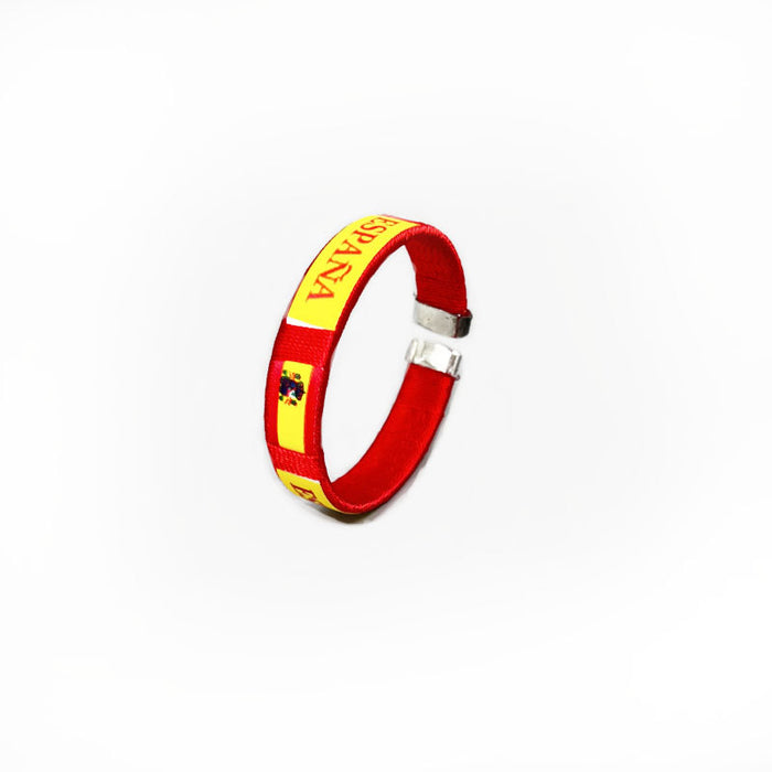 Wholesale Bracelet Stretch PVC Rubber Inner Ring 2022 World Cup Flag Sports Wristband Souvenirs MOQ≥2 JDC-BT-JiuX001