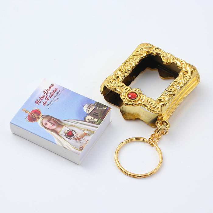 Wholesale Keychains Alloy Christmas English Bible MOQ≥2 JDC-KC-WXue003