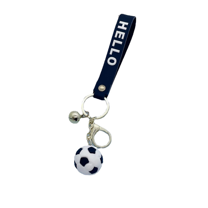 Keychains al por mayor para mochilas mini simulación de llaves de fútbol de baloncesto de artículos deportivos MOQ≥10 JDC-KC-JUSHU011