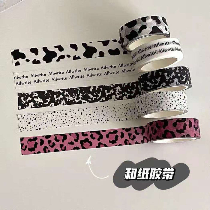 Wholesale Adhesive Tape Paper Black and White Milk Tape JDC-TP-ChT001