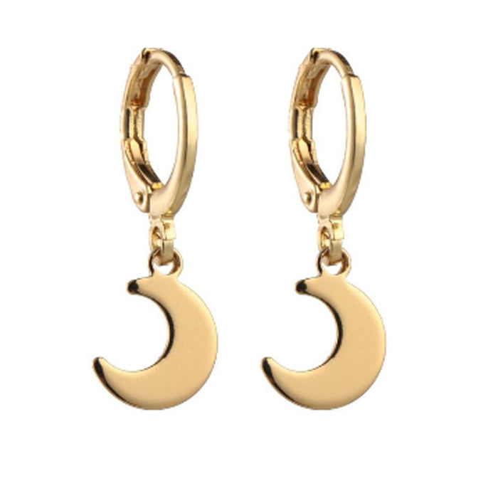 Wholesale Earrings Alloy Simple Butterfly Snake Diamond Eyes MOQ≥2 JDC-ES-HaoBiao020