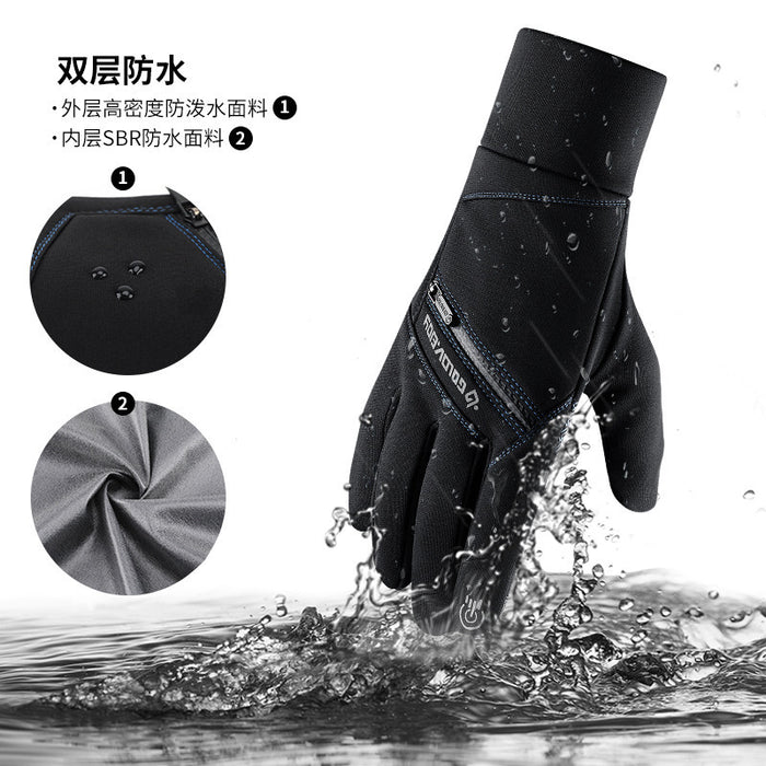 Guantes al por mayor de guantes de nylon Pantalla táctil anti-Slip Touch MOQ≥2 JDC-GS-GUD018