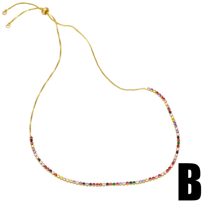Wholesale necklace women niche design collarbone chain JDC-NE-AS574