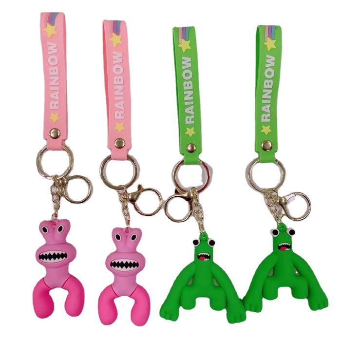 Wholesale Keychains PVC Hardware Cartoon Cute rainbow friends (M) MOQ≥2 JDC-KC-YWYS001