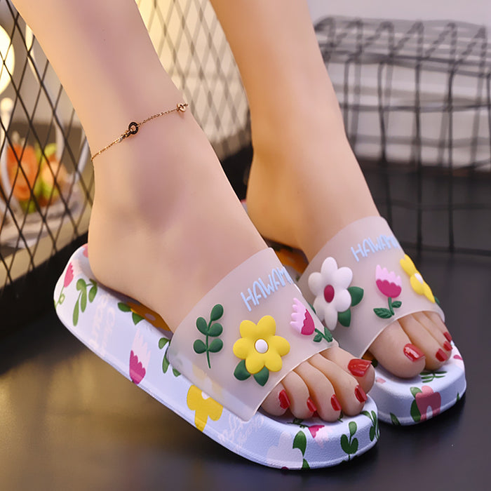 Wholesale slippers indoor summer new outer wear thick bottom mute JDC-SP-Lulu004