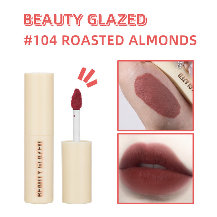 Wholesale white chocolate lip mud does not take off makeup, moisturizing and not stuck JDC-MK-YinK002
