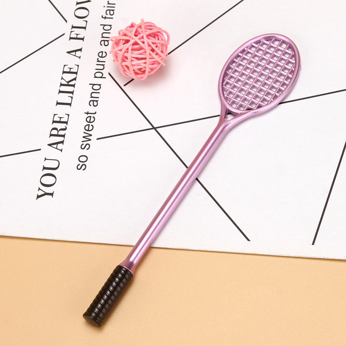 Wholesale Tennis Racket Plastic Ballpoint Pen MOQ≥2 JDC-BP-XHZ013