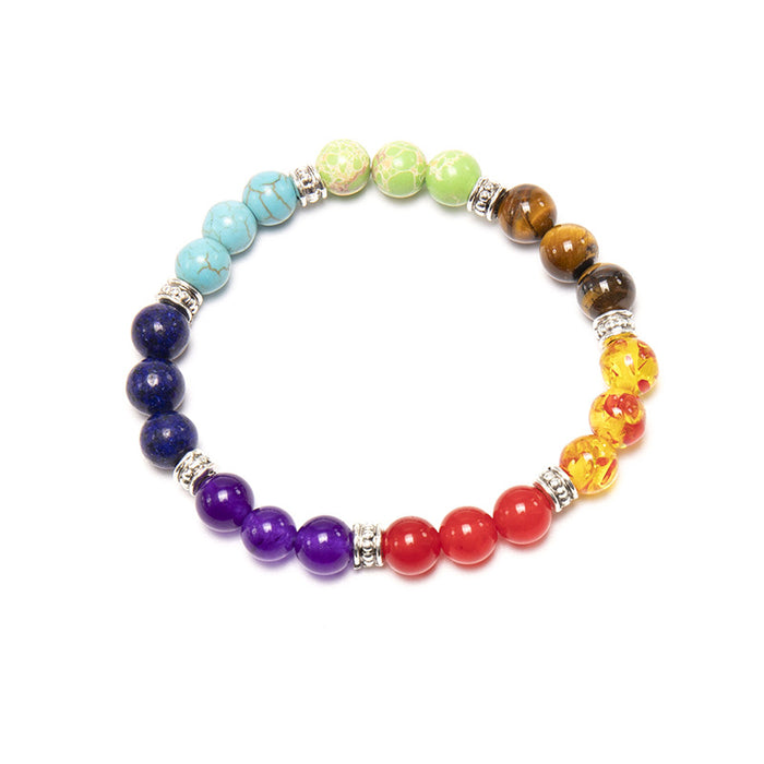 Wholesale Colorful Yoga Bracelet Colorful Bracelet Alloy JDC-BT-YanH003
