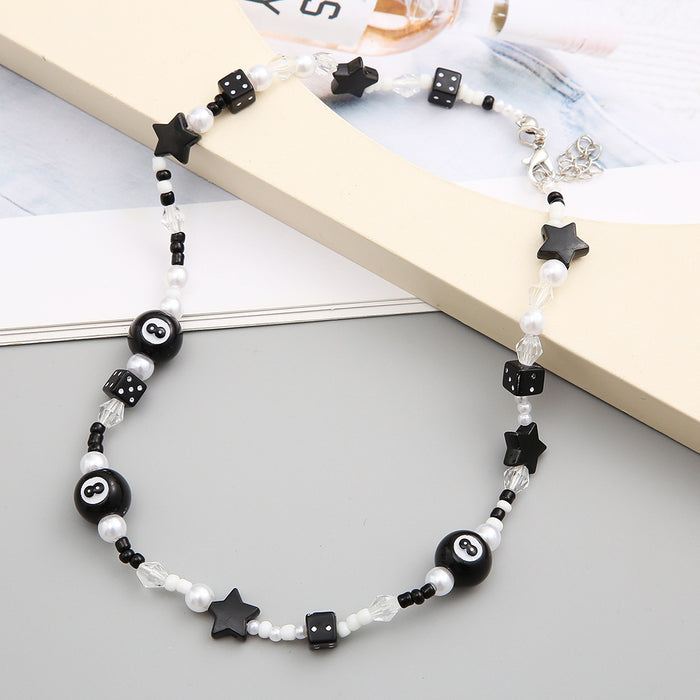 Wholesale Necklace Beads Black ethnic style necklace MOQ≥2 JDC-NE-F008