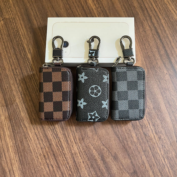 Wholesale Keychain Leather Printing Small Key Case MOQ≥10 (F) JDC-KC-HongY006