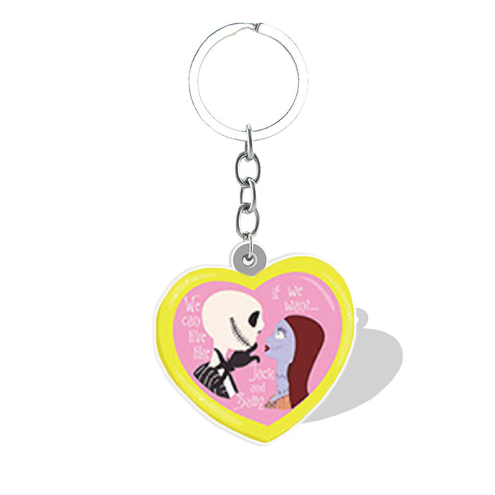 Wholesale Keychain Shrink Sheet Resin Iron Chain Anime Cartoon Cute MOQ≥2 JDC-KC-WJiao015